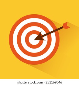 target arrow design, vector illustration eps10 graphic 