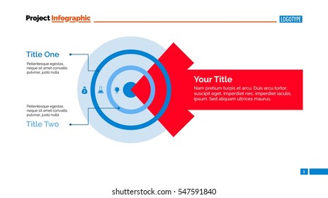 Target and Arrow Diagram Slide Template