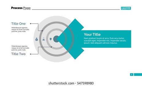 Target and Arrow Diagram Slide Template