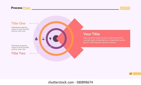 Target and Arrow Diagram Slide Template