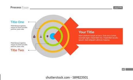 Target and Arrow Diagram Slide Template