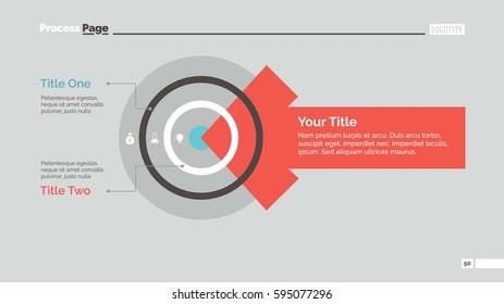 Target and Arrow Diagram Slide Template