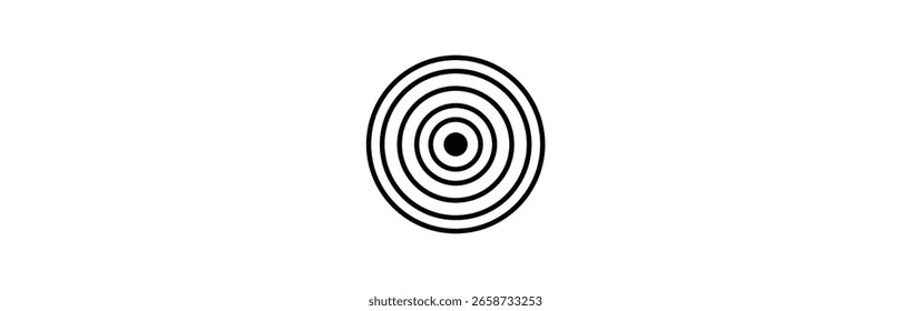 target or arrow target flat icon for apps and websites