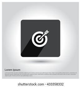 Target with arrow icon
