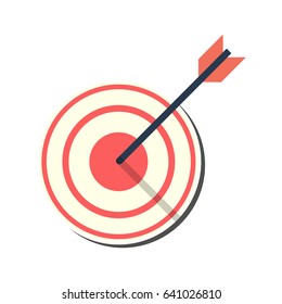 Target with arrow icon