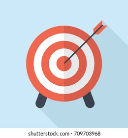 Target and arrow icon