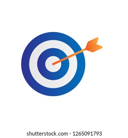 target arrow icon design with modern concept and simple logo shape style design vector eps 10