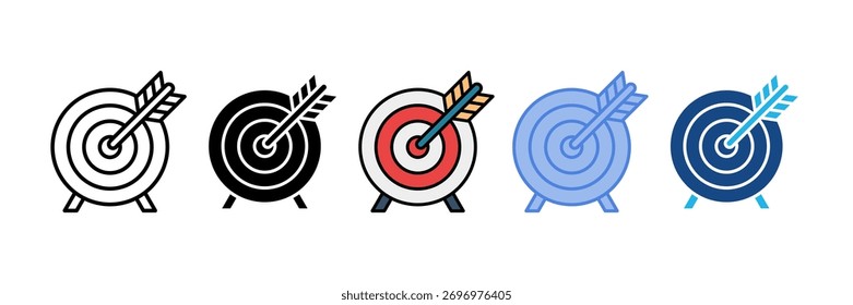 Elemento De Ícone De Seta De Destino Para Design