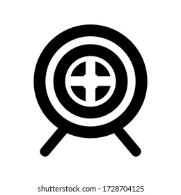 target arrow icon or logo isolated sign symbol vector illustration - high quality black style vector icons
