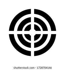 target arrow icon or logo isolated sign symbol vector illustration - high quality black style vector icons
