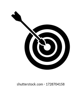 target arrow icon or logo isolated sign symbol vector illustration - high quality black style vector icons
