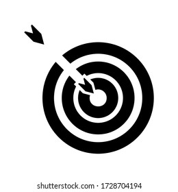 target arrow icon or logo isolated sign symbol vector illustration - high quality black style vector icons
