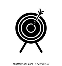 Target Arrow icon or logo isolated sign symbol vector illustration - high quality black style vector icons
