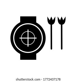 Target Arrow icon or logo isolated sign symbol vector illustration - high quality black style vector icons

