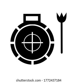 Target Arrow icon or logo isolated sign symbol vector illustration - high quality black style vector icons
