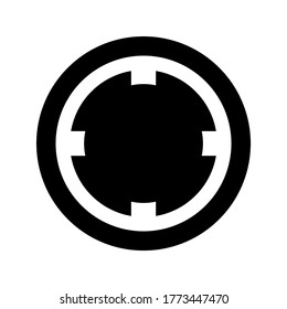 Target Arrow icon or logo isolated sign symbol vector illustration - high quality black style vector icons
