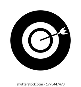 Target Arrow icon or logo isolated sign symbol vector illustration - high quality black style vector icons
