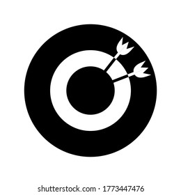 Zielarmsymbol oder -logo, einzelne Zeichensymbole, Vektorgrafik - hochwertige Vektorsymbole mit schwarzem Stil
