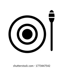 Zielarmsymbol oder -logo, einzelne Zeichensymbole, Vektorgrafik - hochwertige Vektorsymbole mit schwarzem Stil
