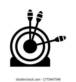Target Arrow icon or logo isolated sign symbol vector illustration - high quality black style vector icons
