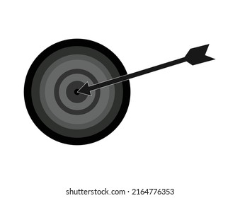 target arrow icon. on white background