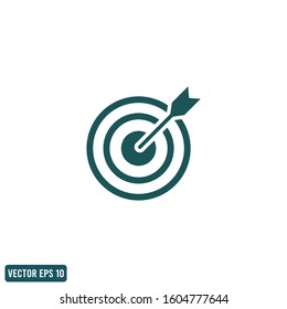 target arrow icon symbol logo template design element