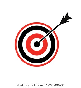 Target with arrow Illustration vector