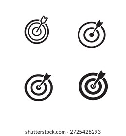 Zielpfeilzeile Symbol Set