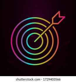 target, arrow nolan icon Simple thin line, outline vector of Business icons for ui and ux, website or mobile application