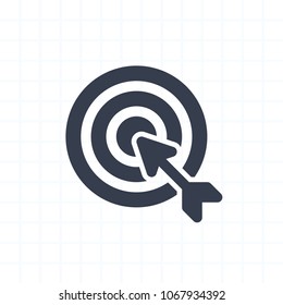 Target & Arrow - Segment Icons. A professional, pixel-aligned icon.
