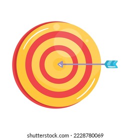 target and arrow success icon