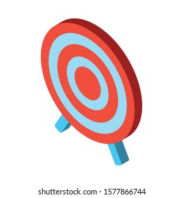 target arrow success isolated icon vector illustration design