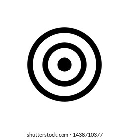 Target with Arrow Symbol Icon Vector Design Illustration
