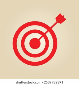 Target with arrow trendy artwork glorious abstract vector illustration colorful applicable design.eps