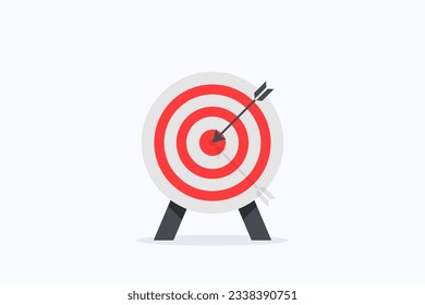 blanco y flecha. Ilustración vectorial. Se puede utilizar para diseños de flujo de trabajo, diagramas, opciones de pasos empresariales, banners, diseño web.