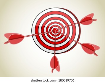 target and arrows