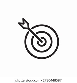 target attempt icon sign vector