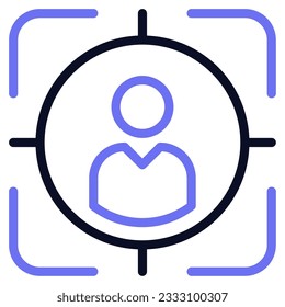 Target Audience Icon can be used for uiux, web, infographic, etc