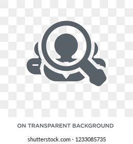 Target audience icon. Target audience design concept from Human resources collection. Simple element vector illustration on transparent background.