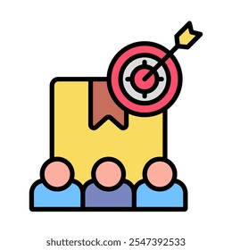Target Audience Icon Element For Design
