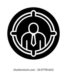 Target Audience Icon Element For Design