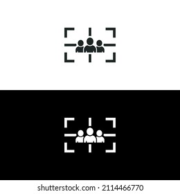 Target Audience icon isolated on white background