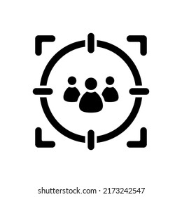 Target Audience icon in vector. Logotype