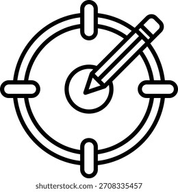 Ícone De Público-Alvo Do Seu Projeto