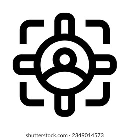target audience icon for your website, mobile, presentation, and logo design.