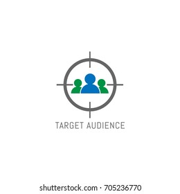 Target Audience logo for marketing  