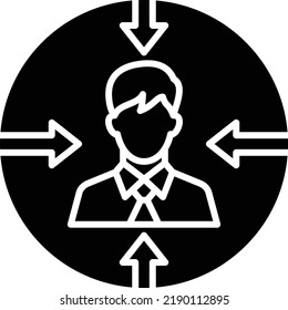 Target Audience vector icon. Can be used for printing, mobile and web applications.
