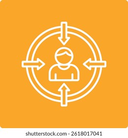 Target Audience vector icon. Can be used for printing, mobile and web applications.