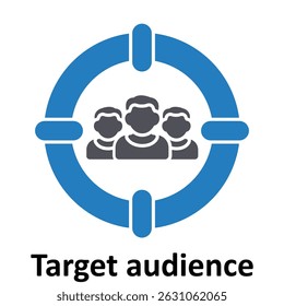 Target audience Vector icon which can easily modify or edit 

