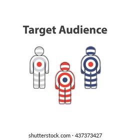 Target Audience - vector illustration